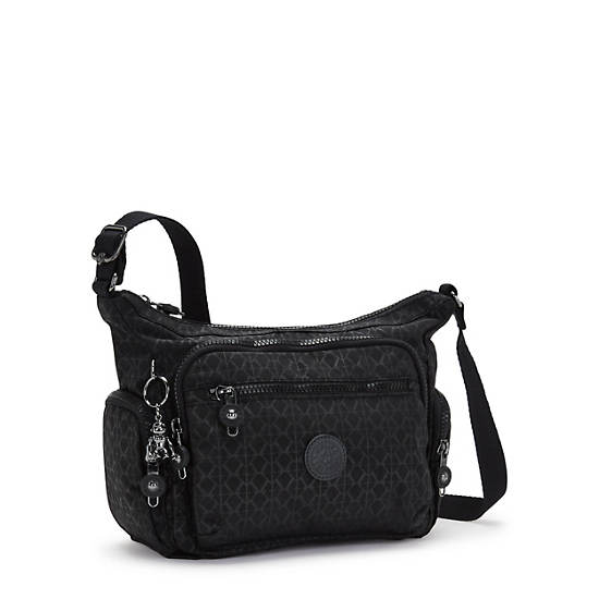 Sacs Crossbody Kipling Gabbie Small Printed Noir | FR 2068PJ